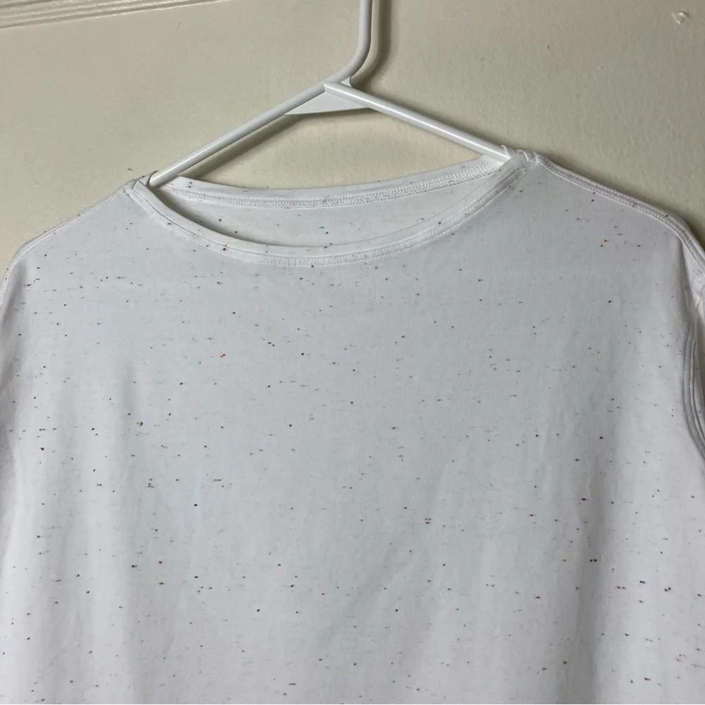 Lululemon white confetti back in action long sleeve top womens XS-S - Picture 3 of 8